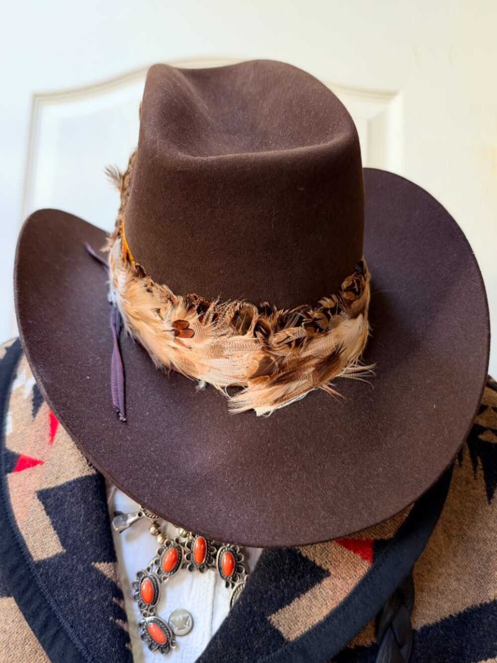 Vintage Resistol "Tall Pine" Western Hat 7 - Picture 4 of 10